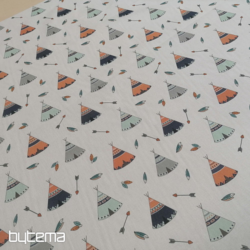 Teepee bombažna tkanina
