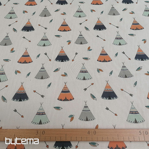 Teepee bombažna tkanina