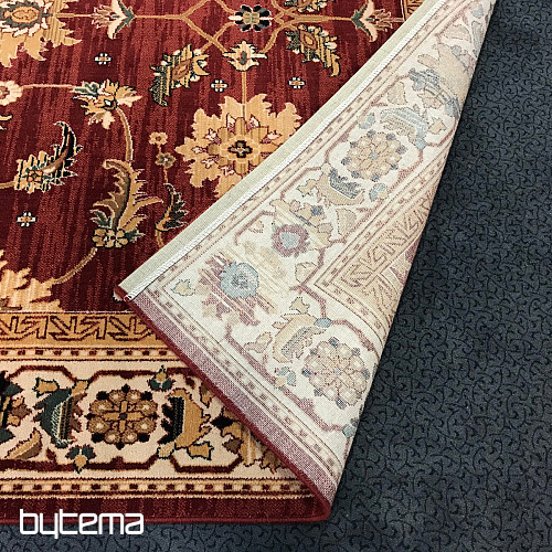 Luksuzna volnena preproga PRAGUE rdeča / bež