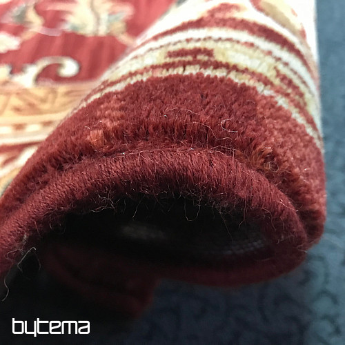 Luksuzna volnena preproga PRAGUE rdeča / bež