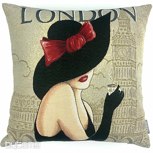 Prevleka za blazino iz gobelina LADY LONDON