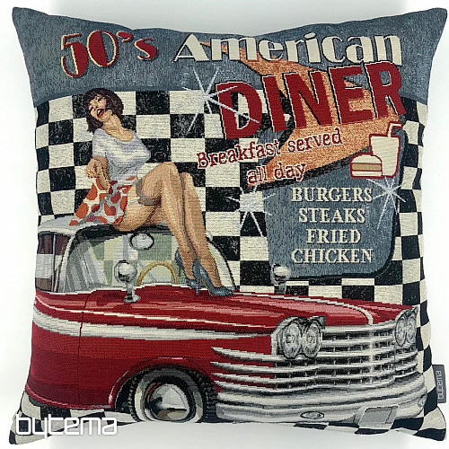 Prevleka za vzglavnik iz tapiserije AMERICAN DINER