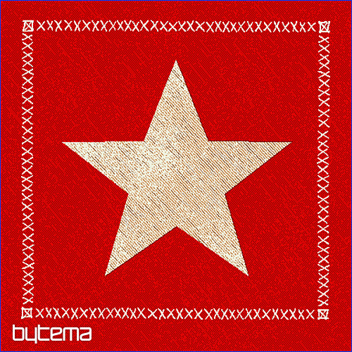 Prevleka za blazino RDEČA ZVEZDA 1