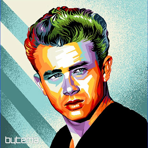 COMICS Tapiserija James Dean Prevleka za blazino