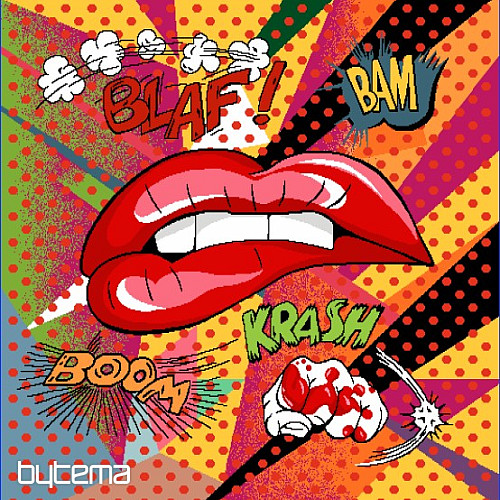 Prevleka za blazino COMICS LIPS