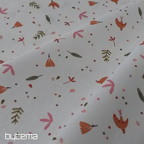 Bombažna tkanina LEAVES OF PAUL