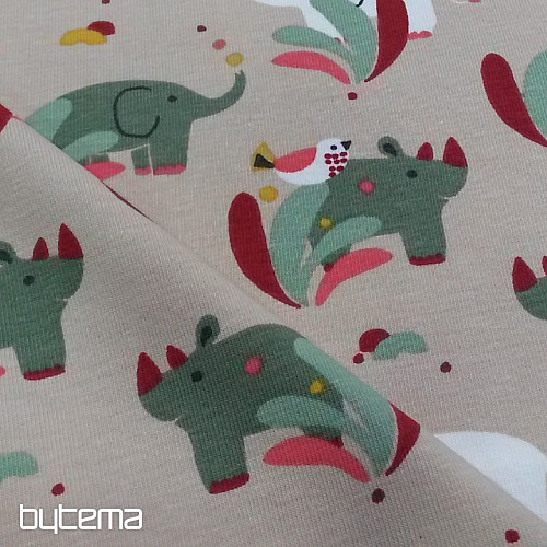 Bombažna pletenina RHINOCEROS