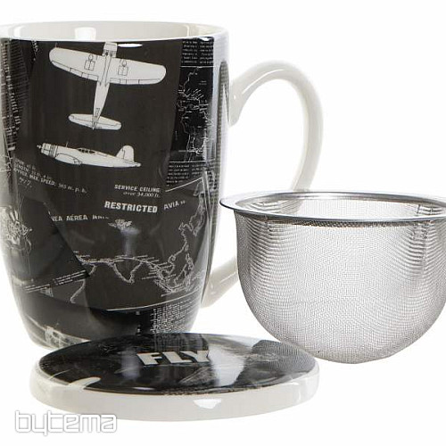 Aviation čajni set s cedilom 300 ml