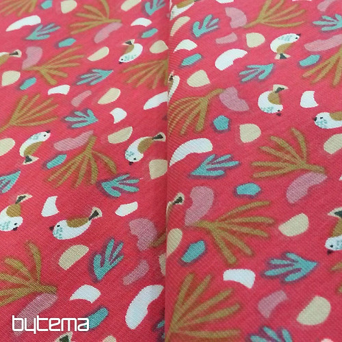 Bombažna pletenina LIPO BIRDS